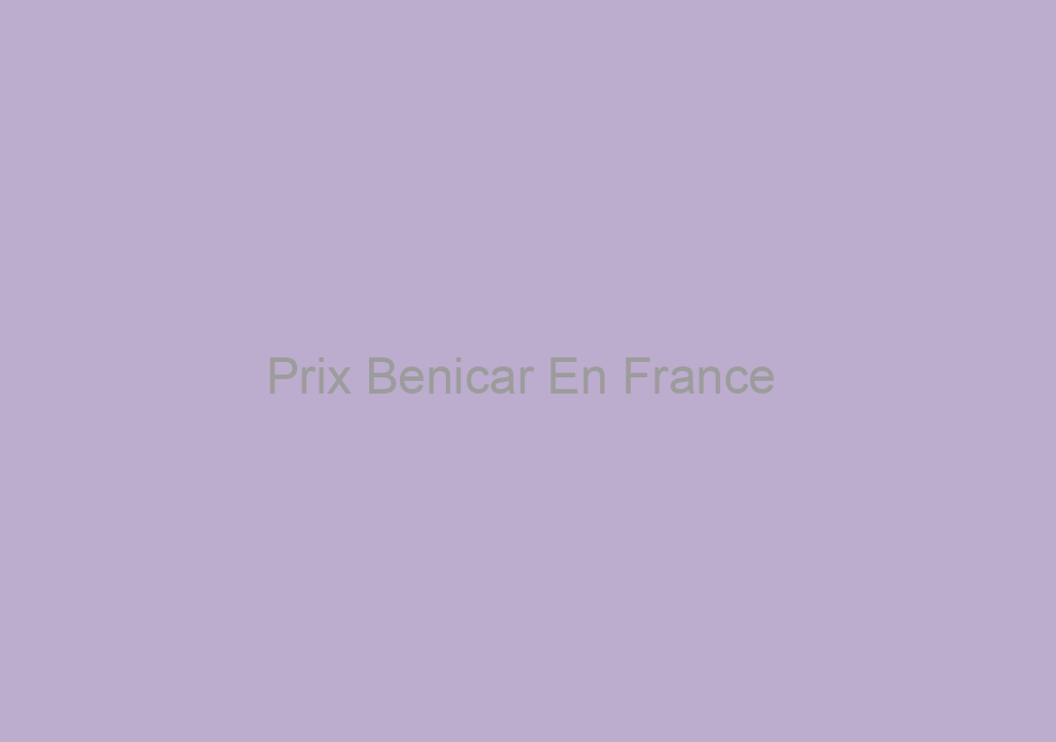 Prix Benicar En France / BTC accepté